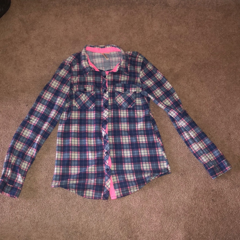 Junior button down top